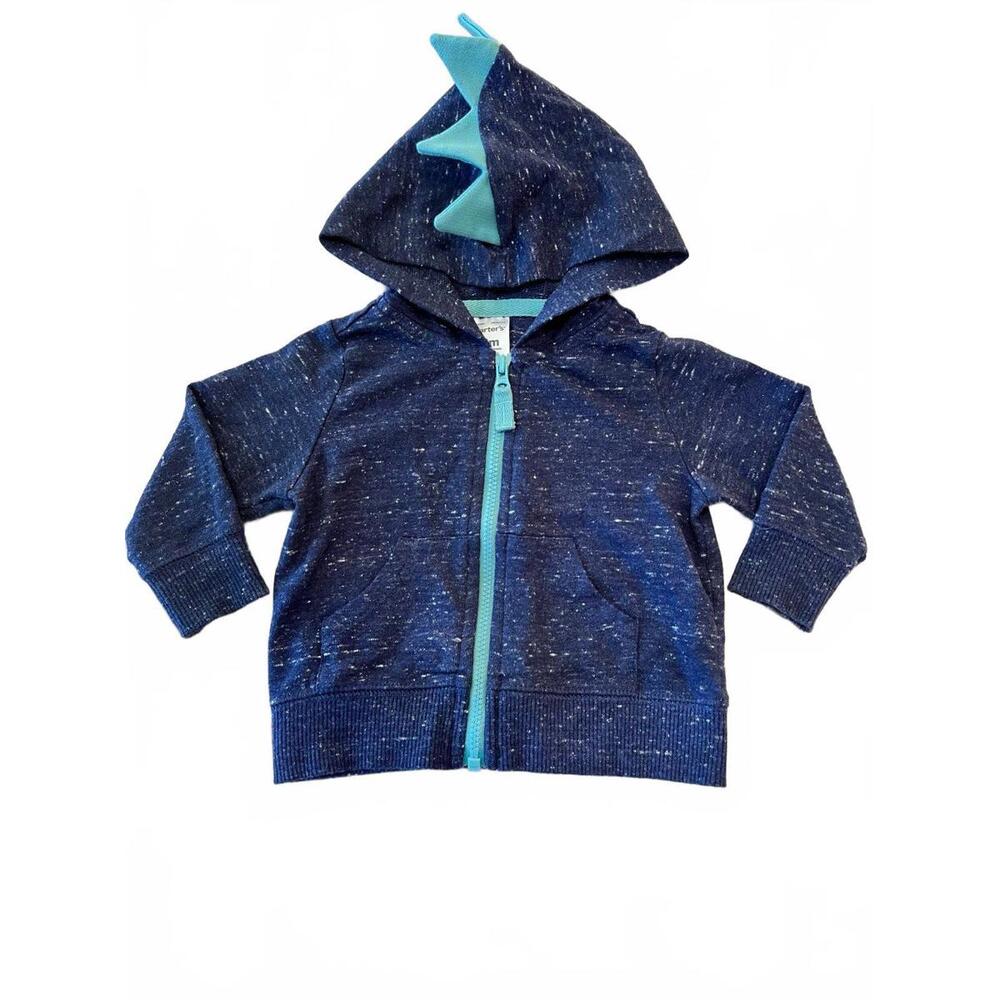 Carter’s Baby Boy full zip Dino Hoodie sweatshirt (3m)